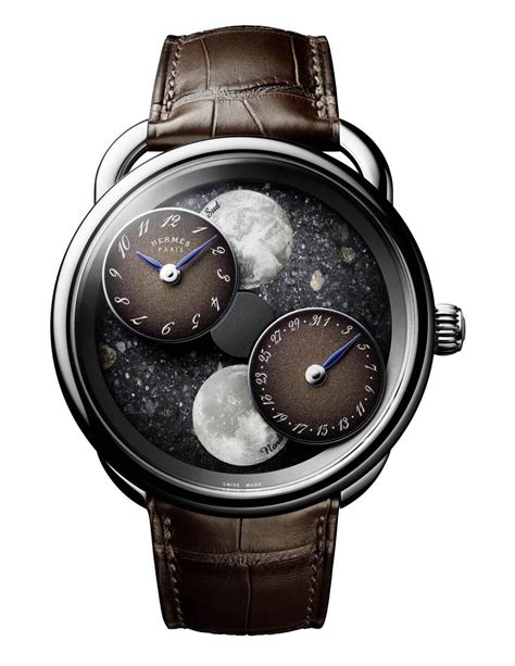 hermes lunar watch|Hermes arceau la lune watch.